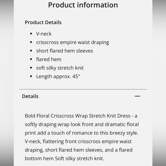 NWT Beautiful 16/18 floral dress - perfect for Easter!!! - Picture 8 of 8